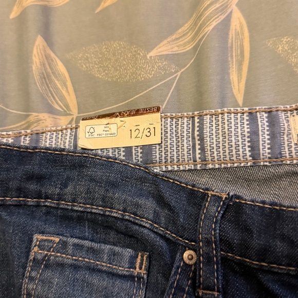 Vintage America Deep Indigo Straight Leg Jeans Size 12/31 - Picture 6 of 11